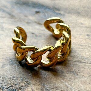 Oma the Label Baba Ring - 18K Gold Plated Brass - Adjustable